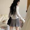 Deeptown Sexy Weiße Frauen Blusen Tuniken Koreanische Mode Hemd Chic Harajuku Preppy Elegante Weibliche Japanischen Stil Casual JK Slim