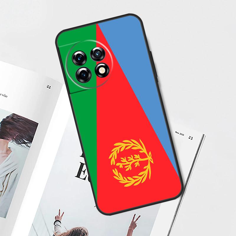 Eritrean Flag Case For OnePlus Nord CE 5 2 3 4 Lite N30 OnePlus 11 12 13 15 13T 13R 10T 12R 9 10 Pro Cover