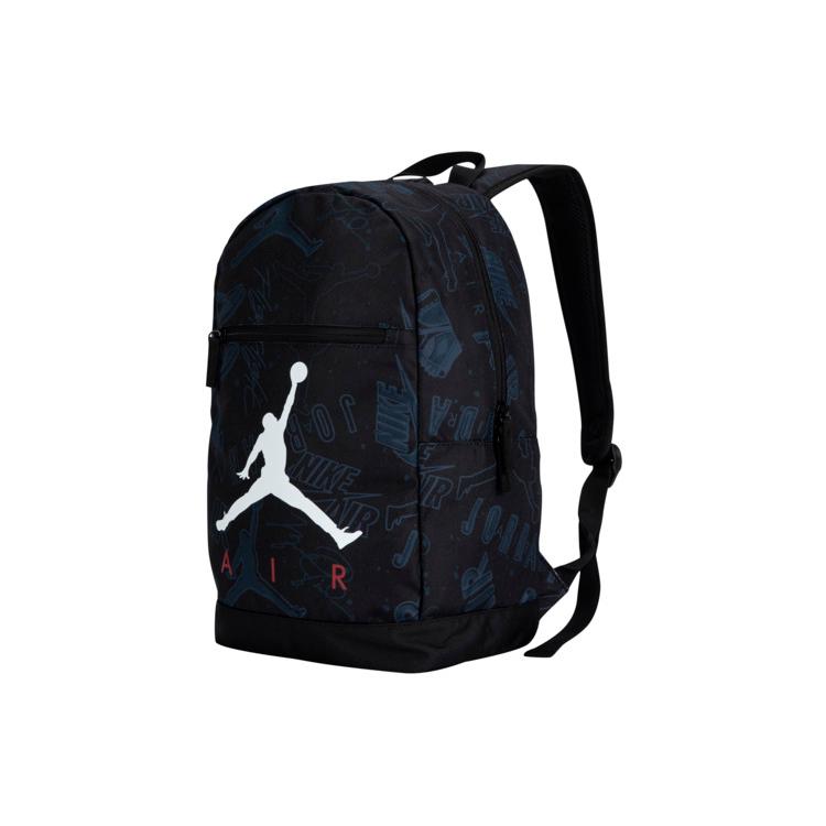 New Jordan Polyester Pencil Pouch Backpack Regular Unisex Jet Black JD2433038PS-001