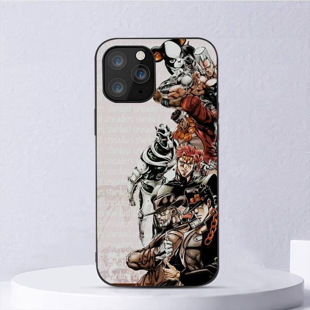 

Чехол для телефона с изображением аниме Jojos Bizarre Adventure для Iphone 11 12 Mini 13 14 Pro Xs Max X 8 7 6s Plus 5 Se Xr Shell iPhone11PROMAX