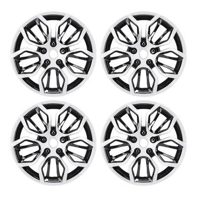 4 Pcs 14 Inch Hubcaps Full Protection Stylish Look Universal Fit R14 Wheel Rim Cover for Most Cars Truck SUV Silver