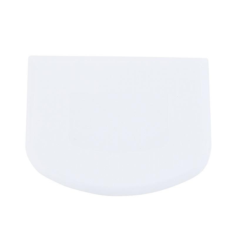 1PC Dough Scraper Bowl Scraper Food-safe Plastic Dough Cutter Flexible Practical Bench Scraper Plastic Cake Cream Spatula