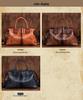 2025 European & American Retro Cowhide Women's Handbag - Top Layer, Color-Rubbed, Single Shoulder & Crossbody, Large Capacity