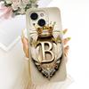 For Apple iPhone 15 Pro Case iPhone 15 Plus Cute Crown Letters Cover Soft TPU Phone Case For iPhone 15 Pro Max Back Cover Fundas