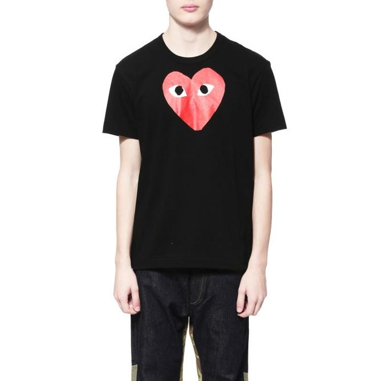 Comme des Garçons PLAY COMME des GARCONS PLAY Red Heart T-Shirt 'Black' Men's AZ-T112-051-1