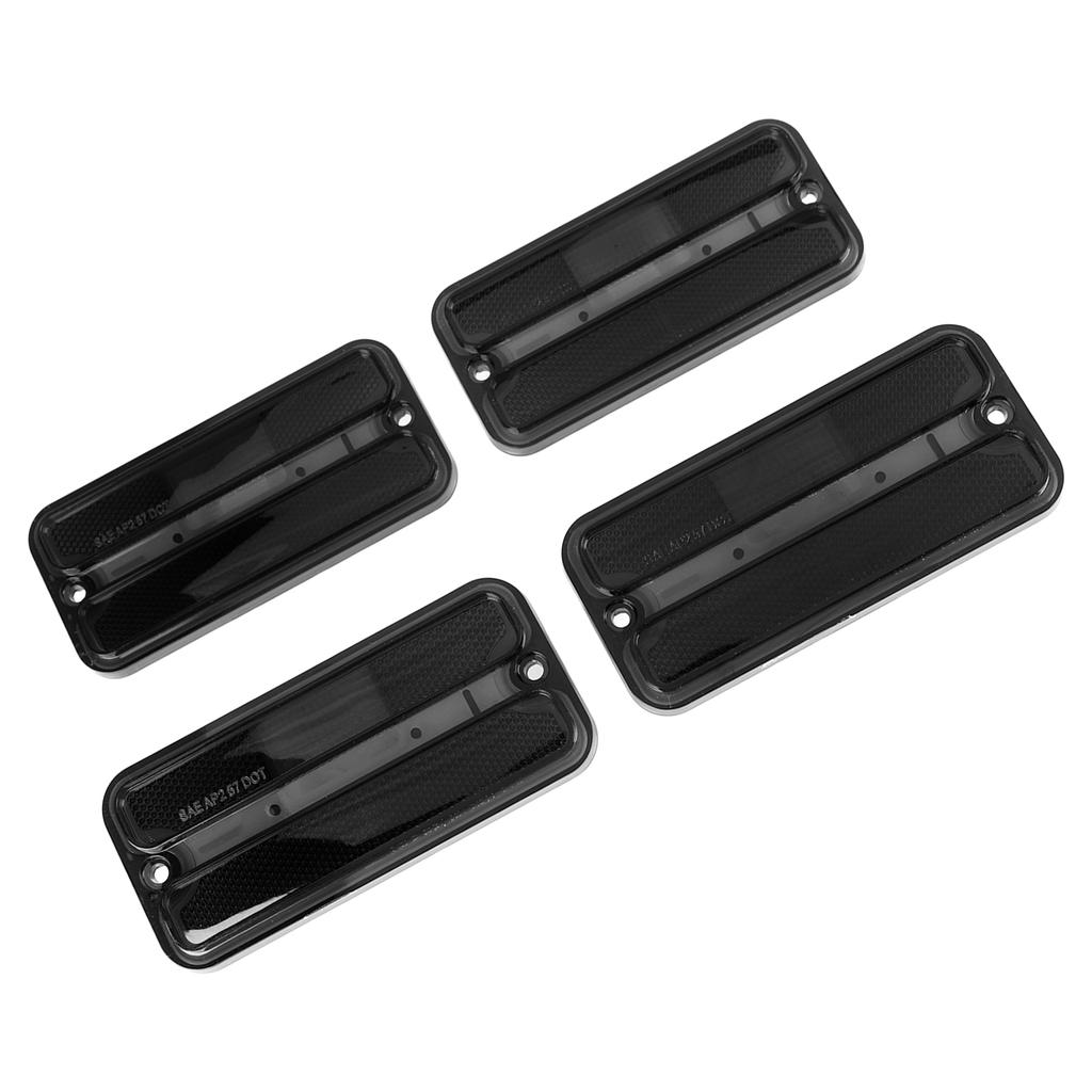 Front Rear Side Marker Light Set 0849‑520 Indicator Lamp Set Replacement for   G‑Series Van 1968‑1972