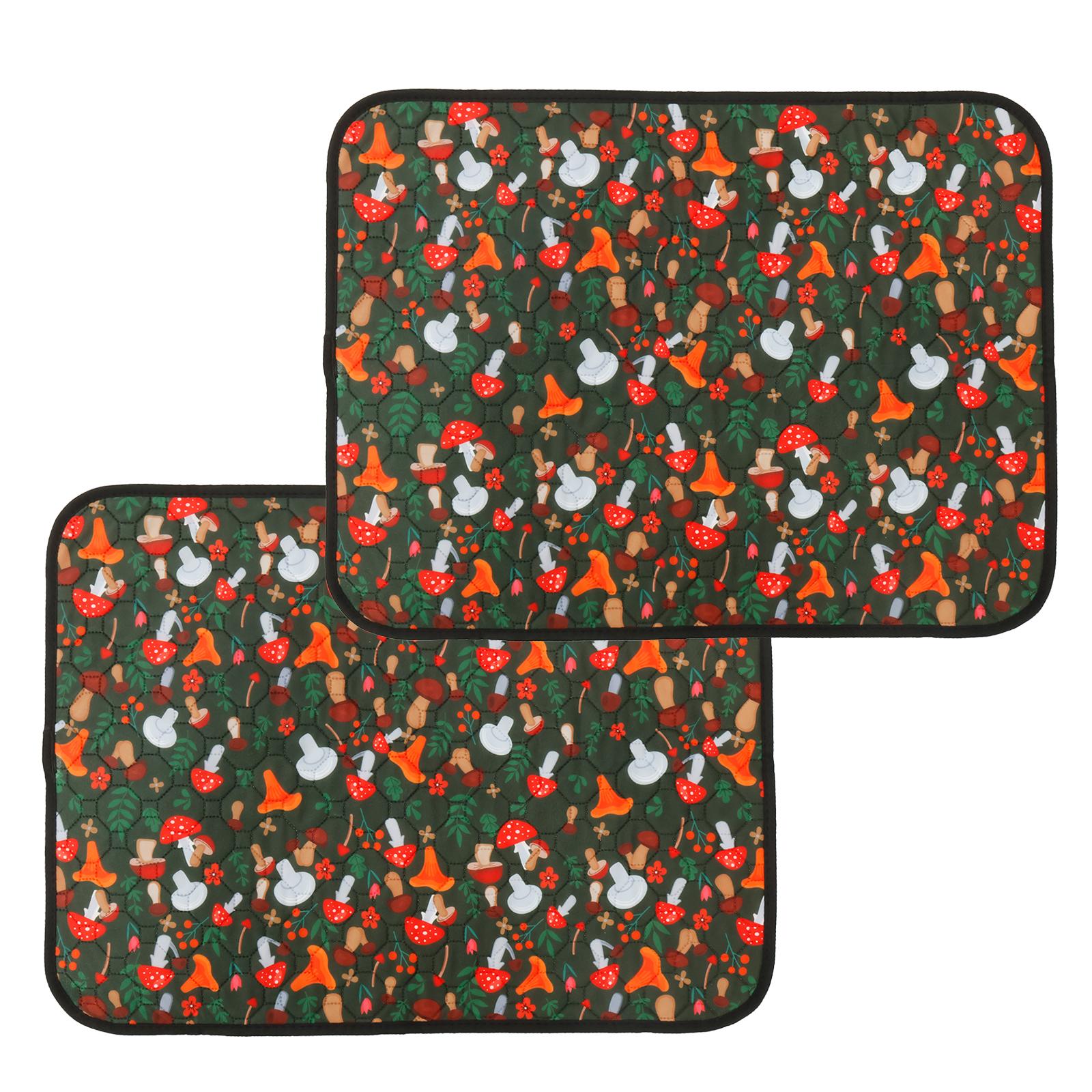 

2 шт. Подстилка для клетки морской свинки, многоразовая, моющаяся, впитывающий коврик для кролика, водонепроницаемая пеленка для хомяка для морской свинки, кролика, ежа