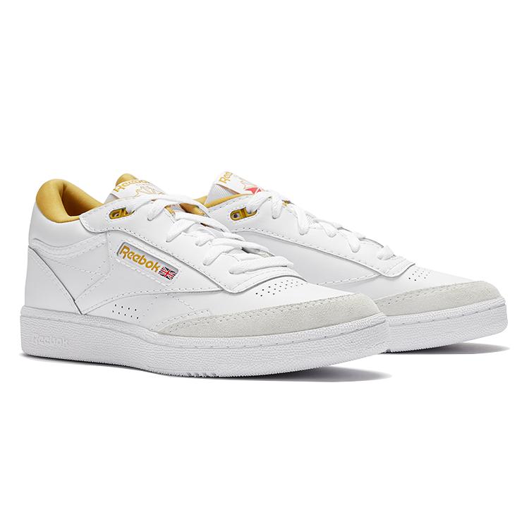 Reebok Classics Club C Mid Ii 'White Yellow' 100033036