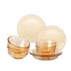 Huang Xiaochu Crystal Diamond Glass Tableware Set
