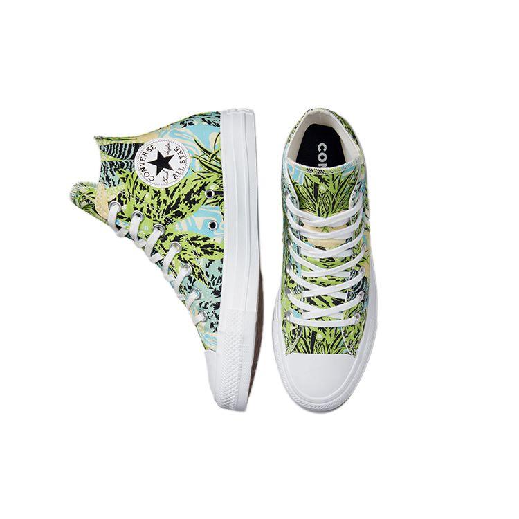 Converse Chuck Taylor All Star Casual Comfortable Durable High-Top Canvas Shoes Women Sneakers Grass-Green A00547C