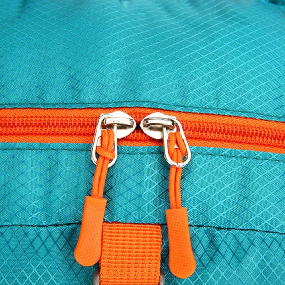 Large Capacity Lightweight Nylon Bag Zipper Foldable Backpack Simple Mountaineering