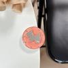 Creative Puppy Mirror Telescopic Desktop Watching Drama Mobile Phone Airbag Holder Paste Simple Rhinestone Solid Color Round Ring Ring