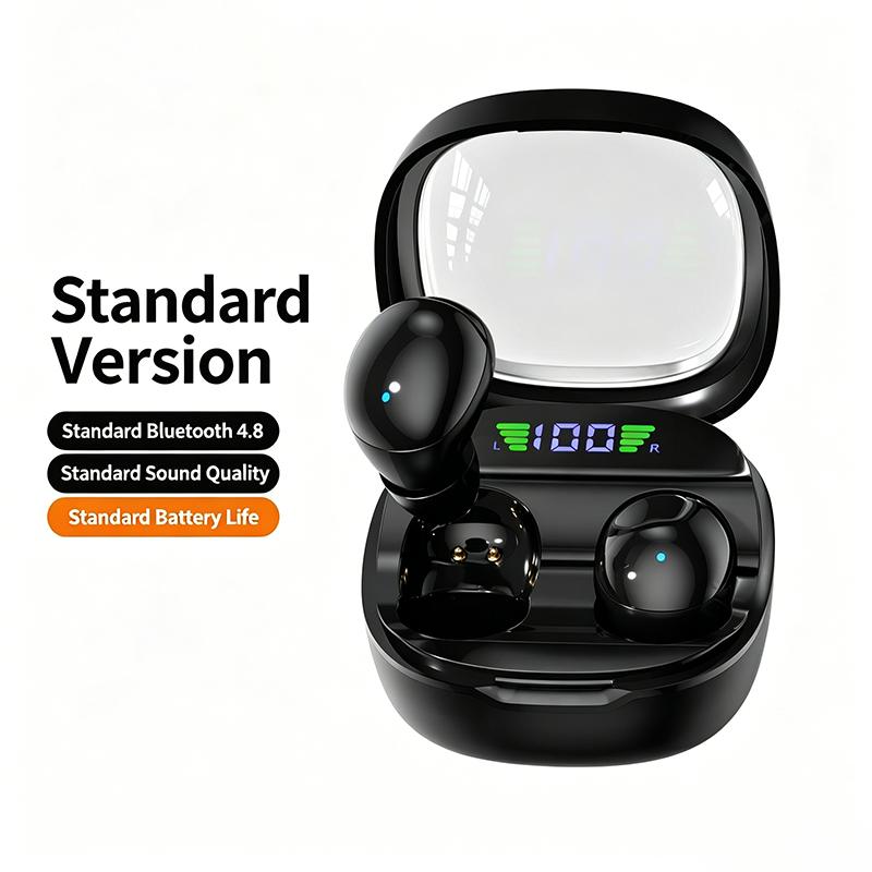New Arrival Ultra Tiny In-ear Sleep HiFi Stereo Low Latency Gaming for Earbuds LED Display IPX-4 Waterproof Type-C