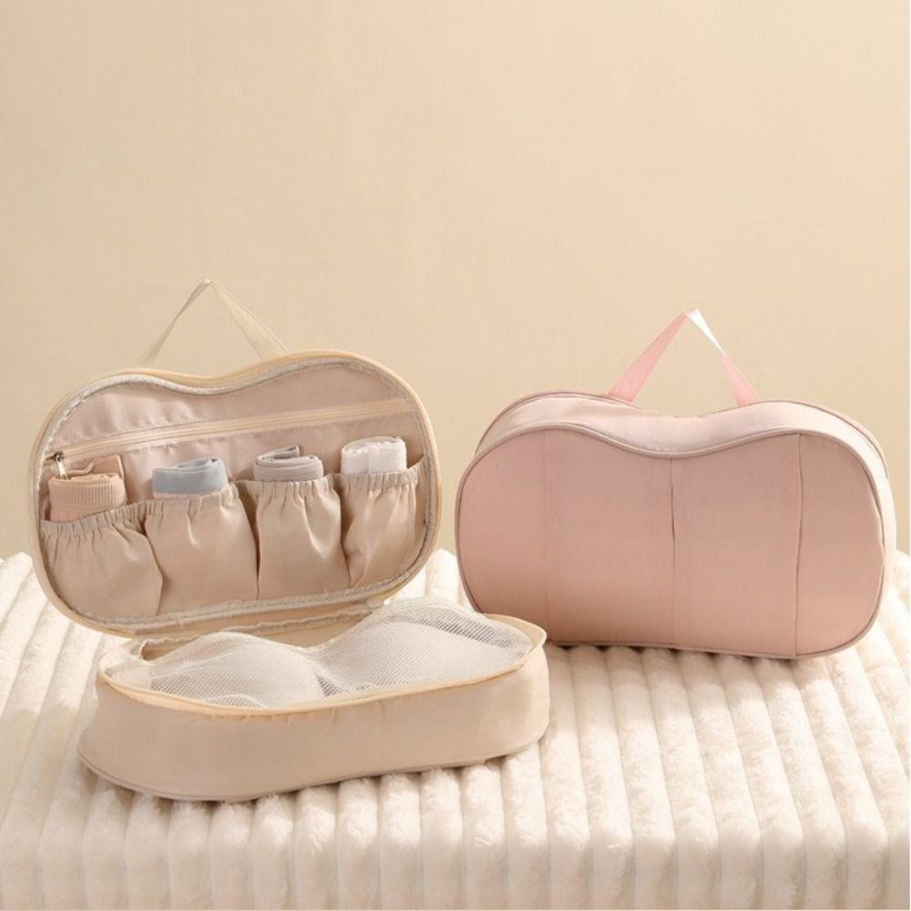 Large Capacity Bra Storage Bag Dustproof Underwear Packing Cube Portable Lingerie Organizer Women