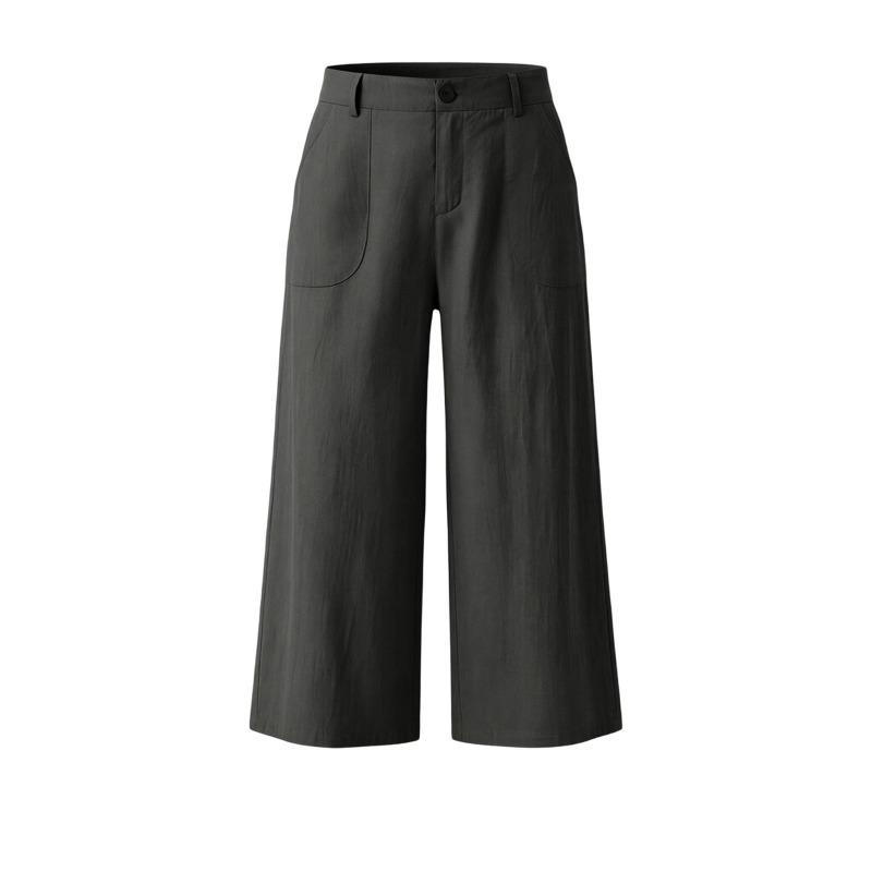 BITCED Women's Fashion Casual Solid Color Print Pants & Capris