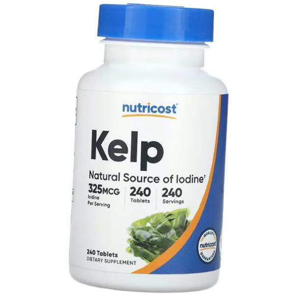 

Йод из Водорослей, Kelp 325 Tabs, Nutricost 240таб (36647041) 240tab