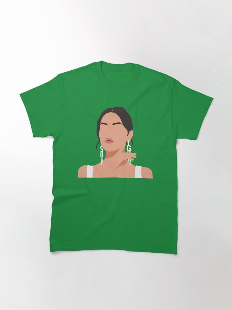 Selena Gomez Lineless Illustration Classic T-Shirt