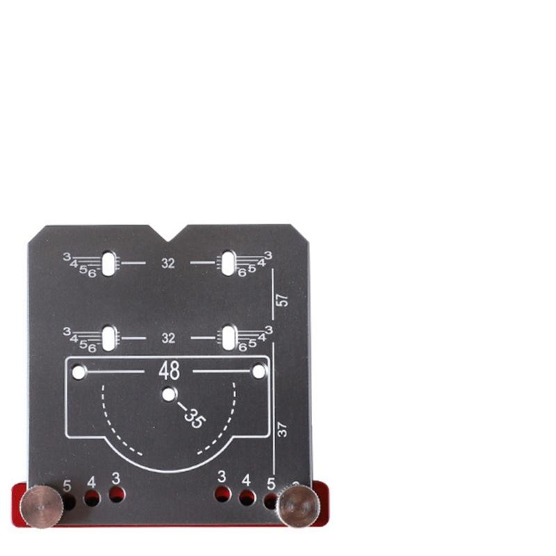 

Woodworking Concealed Hinge Jig Kits Drill Guide Locator Tool Hole Cutter Guide for Door Cabinets Hinges Mounting 1