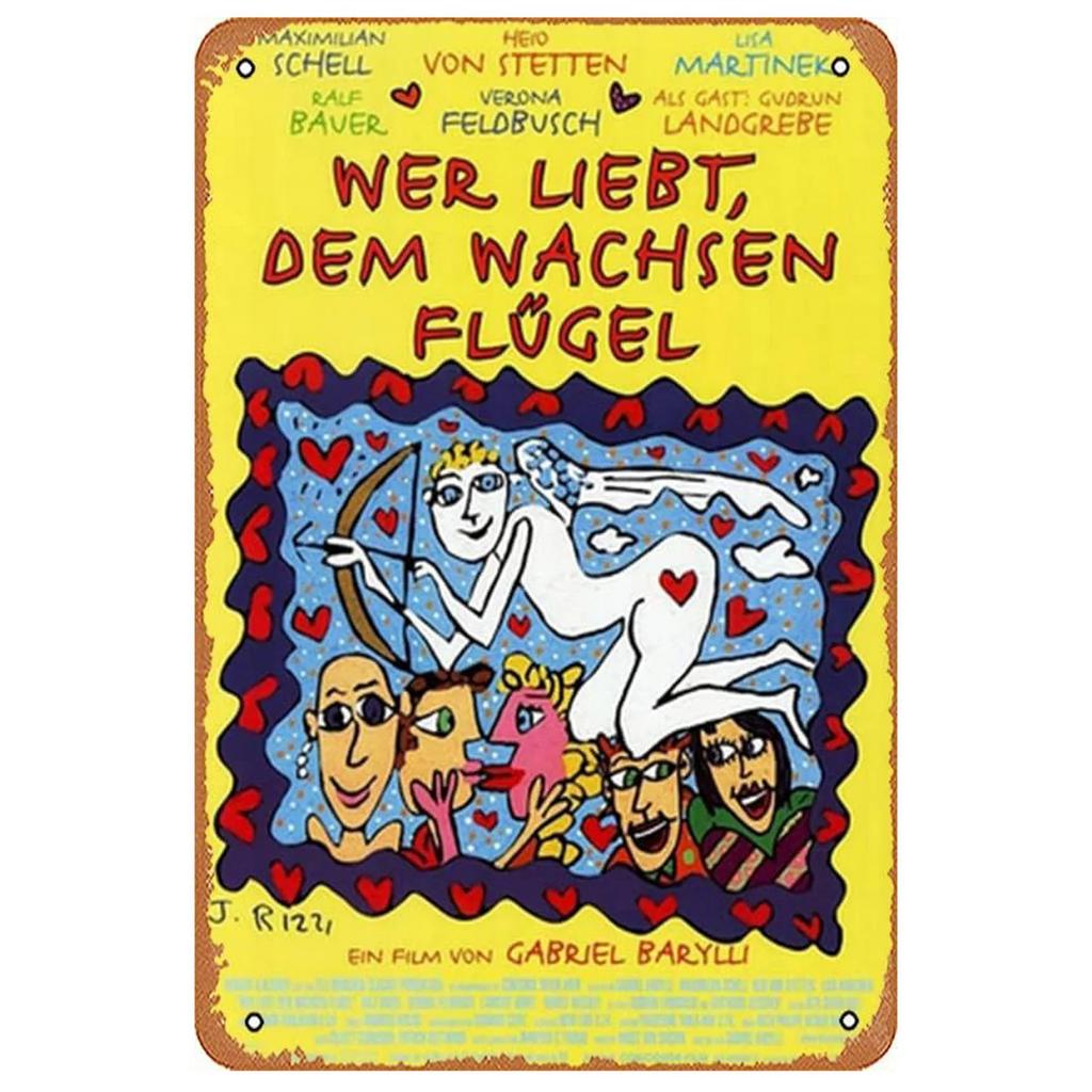 Metal Tin Signs Flugel Drinking Wall Decoration Plaque Vintage Art Poster Iron Painting for Man Cave Home Cafe Garden Club Bar