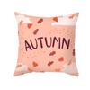 New Pumpkin Thanksgiving Pillow Cover Ins Nordic Peach Skin Printed Cushion Cushion Cover Home Products