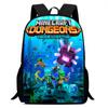 Minecraft Printed Backpack Children'S Elementary School Bag
