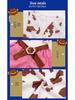 Girls' Pink Denim Western Cowboy Skirt Halloween Costume Set