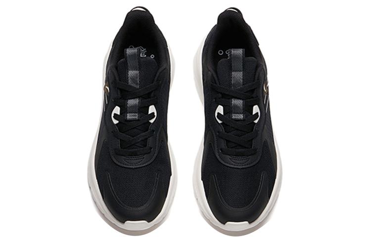 Men's Sneakers Anta Slip Resistant, Abrasion Resistant, Breathable Low top Training Shoes Men's Black White