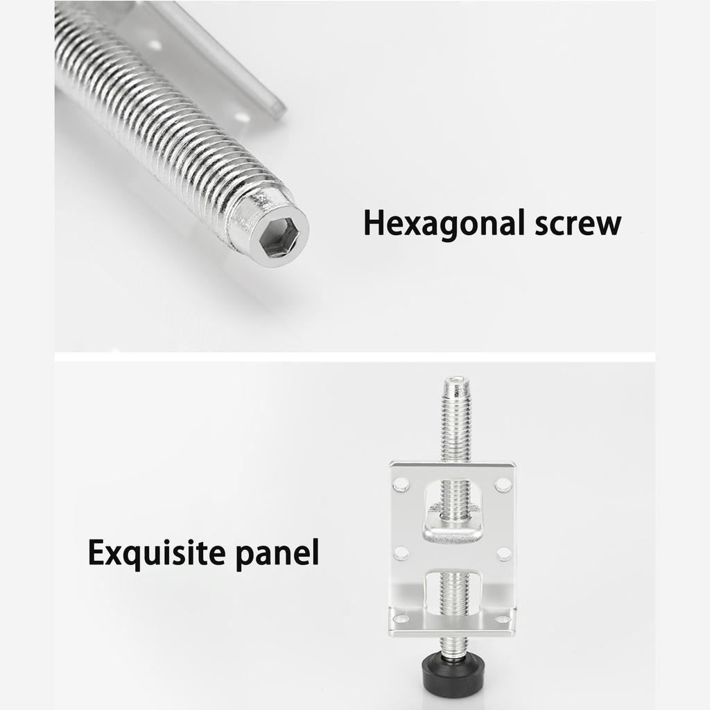 4Pcs Adjustable Furniture Risers Leg Height Adjuster Chair Levelers for Heavy Cabinets Leveling On Uneven Ground