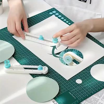 1pc 2-20cm Circle Paper Cutter Multifunctional Craft Cutting Tools Paper Scrapbooking Cards Cutters For Home Study Offices