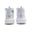 Anta KT8 KT 8 Cushioning Slip Resistant Abrasion Resistant High top Basketball Shoes Men's White Gold 512240511-1