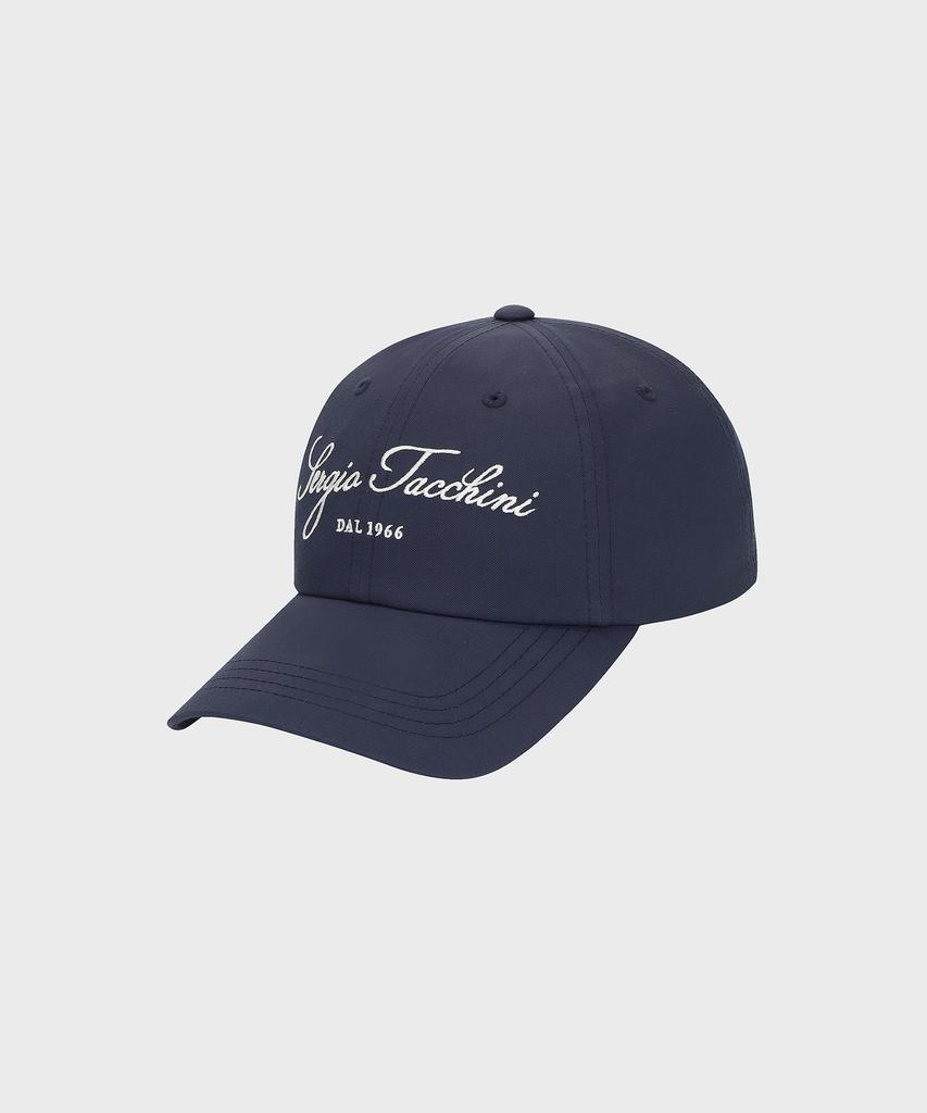 SERGIO TACCHINI U Classic Logo Cotton-Like Ball Cap (Navy)