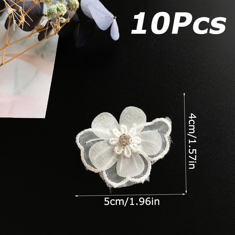 

10PCS/Pack Soft Repairing Lace Creative Durable Practicality Embroidery Patches Stage Costumes Daily Clothing Renovation