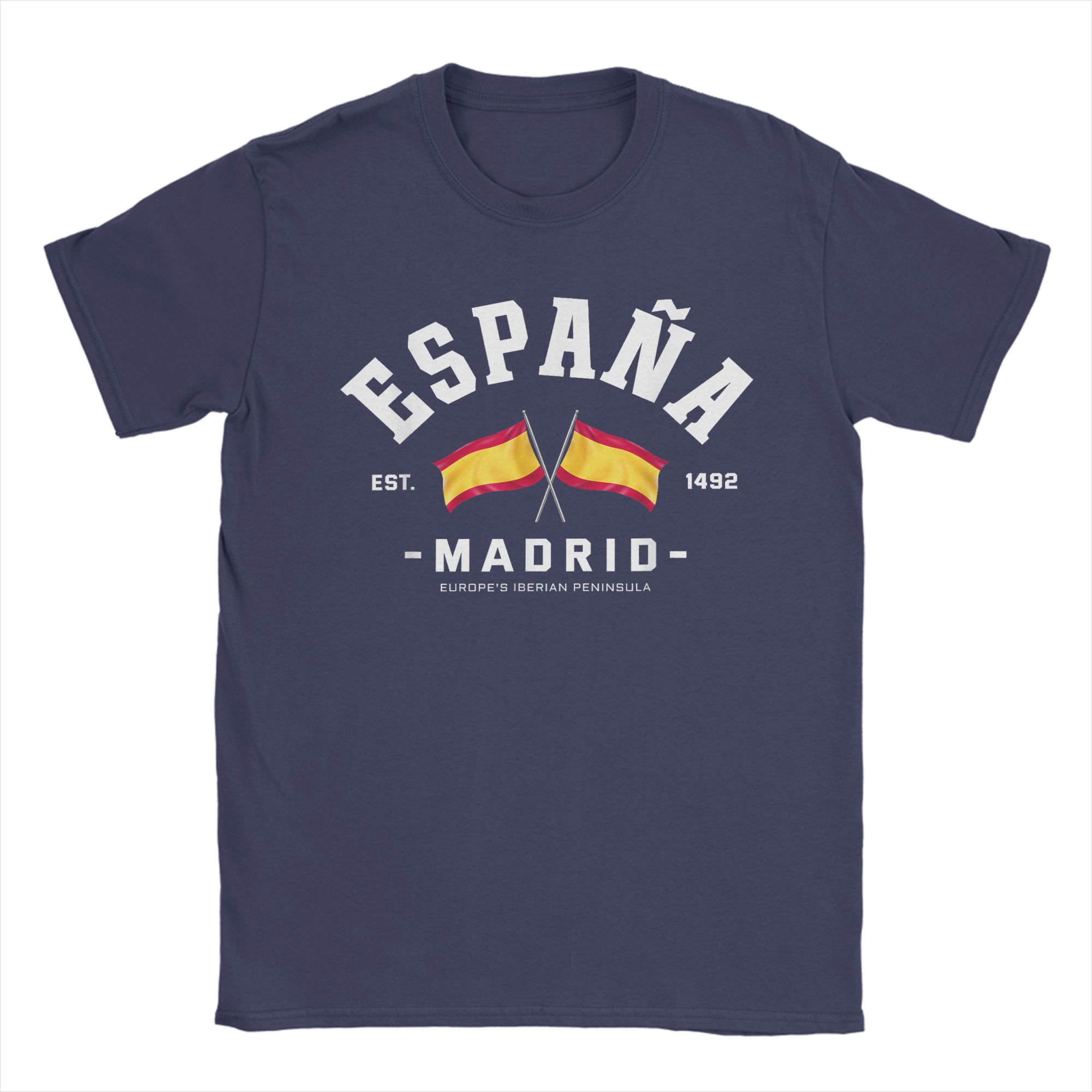 

Spain Heart TShirt Beach Pure Cotton TShirts For Adult Hippie Loose Tshirt ShortSleeve Awesome Top Tees 4XL