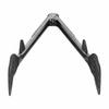 Stainless Steel Silicone Food Spatula Clamp Food Barbecue Steak Tongs Baking Tool for Home BBQ12in Black Bracket