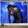 Travis Scott Astroworld Album Plakát Psychedelický Hippie Hvězdná Obloha Gobelín Estetický Gobelín Nástěnná Dekorace Teen Pokoj
