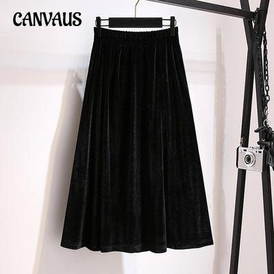 Plus Size Women's Skirt A-line Skirt Half-body Skirt Spring and Autumn Fashion Skirt