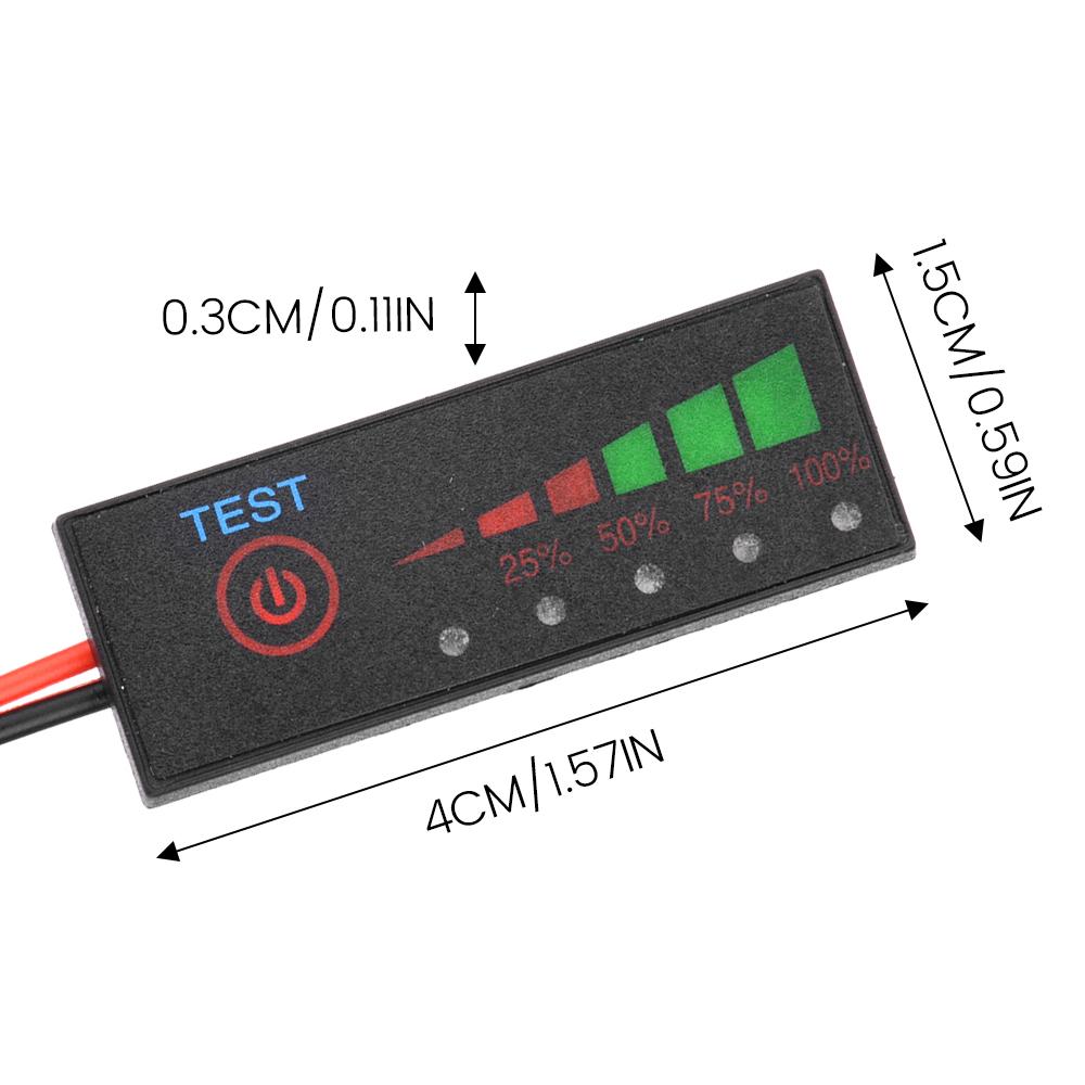 Intelligent Battery Display Lithium Battery Level Indicator 18650 Lipo Li-ion Capacity Board Charging Tester 1S 3S 7S 3.7-29.4V