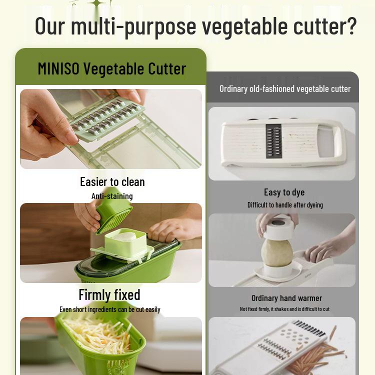 Multifunktionaler Küchengemüseschneider & Kartoffelreibe