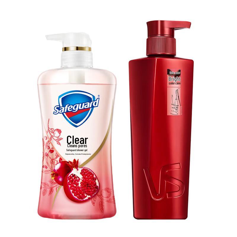 Набор: Гель для душа Safeguard и Шампунь VS Sassoon