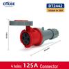 IP67 Three-Phase Industrial Plug Socket: 63A/125A, Waterproof, Aviation Plug, Male-Female, 3/4/5 Core.