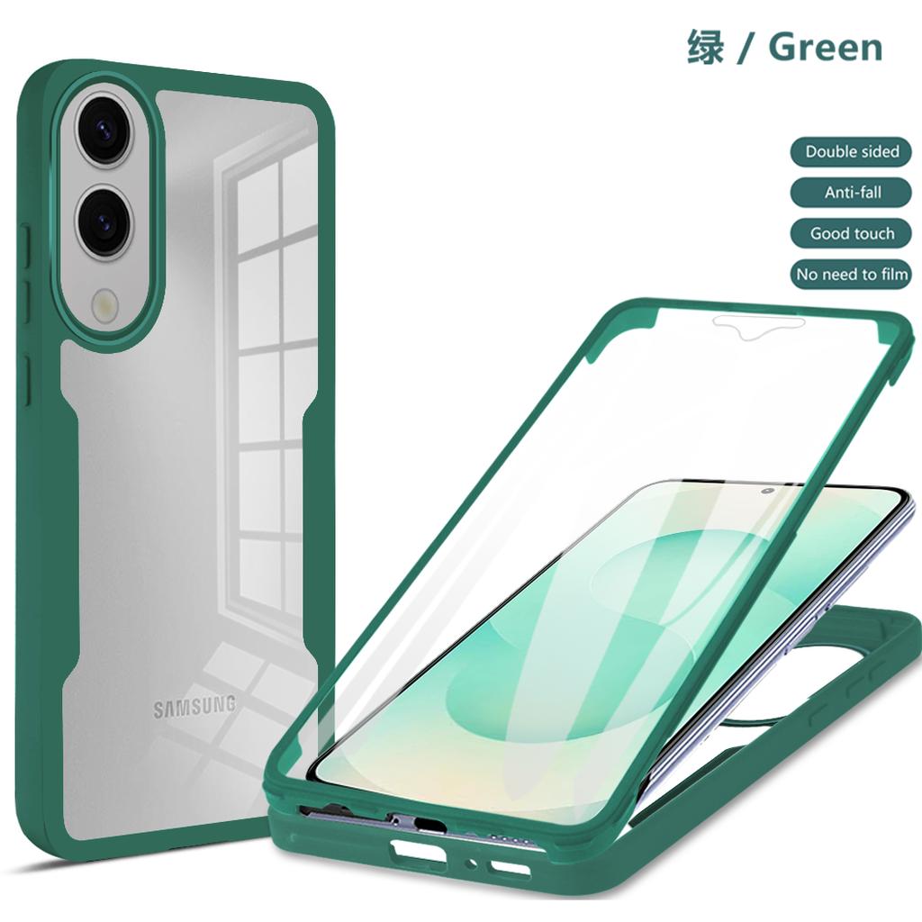 Full Body Protection Shockproof Case for Samsung Galaxy S25 Edge S24 Ultra S23 FE Plus Protective Cover Clear Fundas Coque Capa