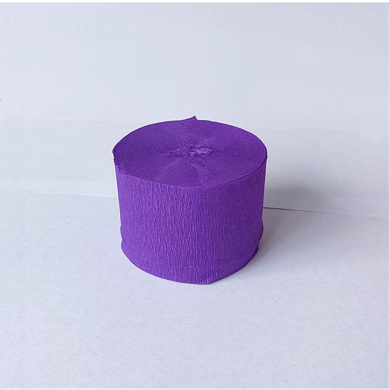 Crinkled Handmade Crepe Paper Roll for Kids' DIY Projects and Kindergarten Decor