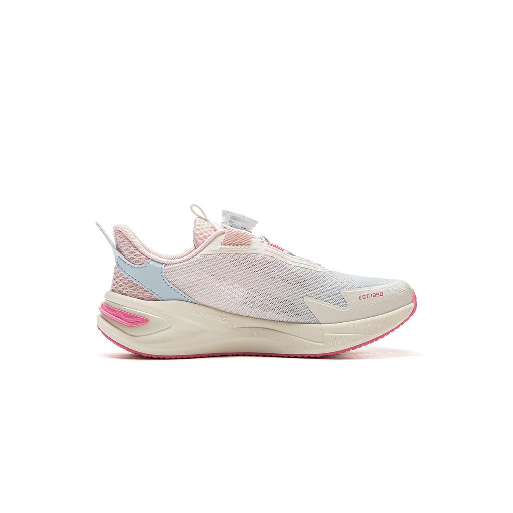 Li Ning Kids Sports Lifestyle Series Soft Lightweight Stable Shock Absorption Breathable Support Low Top Casual Shoes Kids Sneaker YKNV020-4