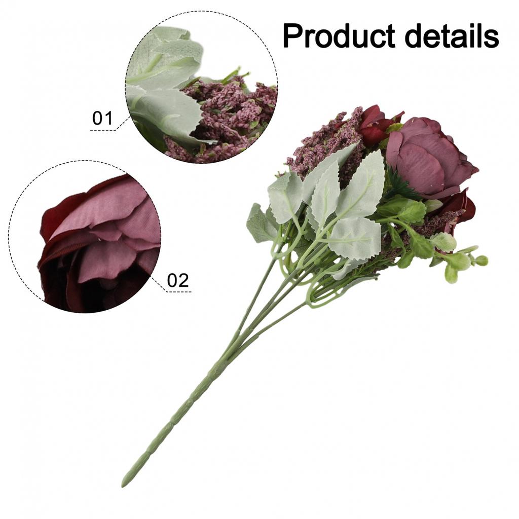 Home Decoration Plant Peony Flower Silk Flower Artificial Flower