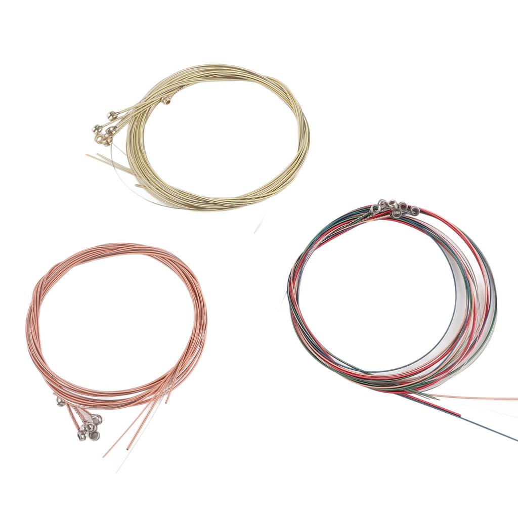 Guitar Accessory Kit 3 Set Metal Strings Bridge Pin Winder Capo Picks Replacement Pack