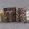 Leopard Print Passport Cover with Bandage Waterproof Passport Clip Built-in RFID Shielding To Protect Personal Information