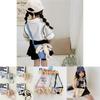 Adorable Korean Style Children's Bear Crossbody Bag Cute Canvas Purse For Girls