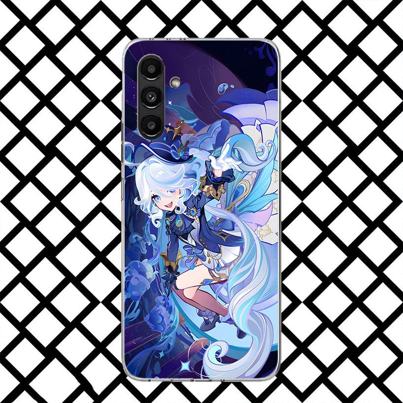 Genshin Impact Furina Handyhülle für Samsung Galaxy A17 A37 A57 A16 A26 A36 A56 A15 A25 A35 A55 A14 A24 A34 A54 A13 A23 A33 A53