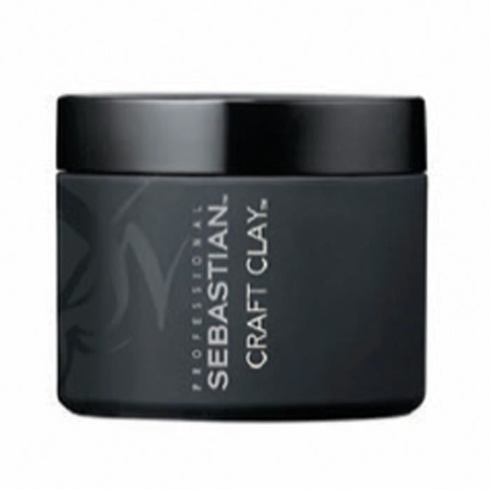 Sebastian Professional Craft Clay - Pâte Mate pour cheveux - Tenue flexible naturelle - 50 g