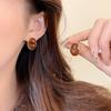 Trendy Amber Earrings Portable And Comfortable For Long Time Wearing